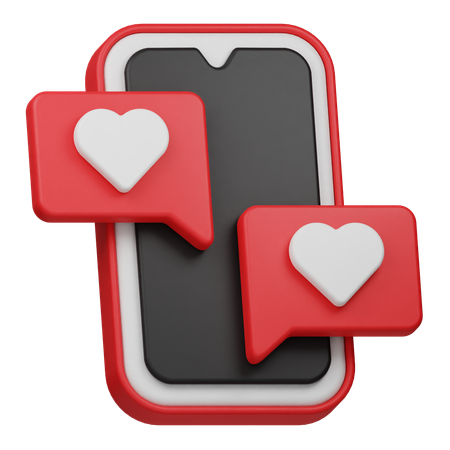 チャットが大好き  3D Icon