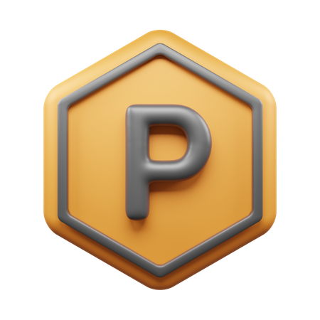 주차 표시  3D Icon
