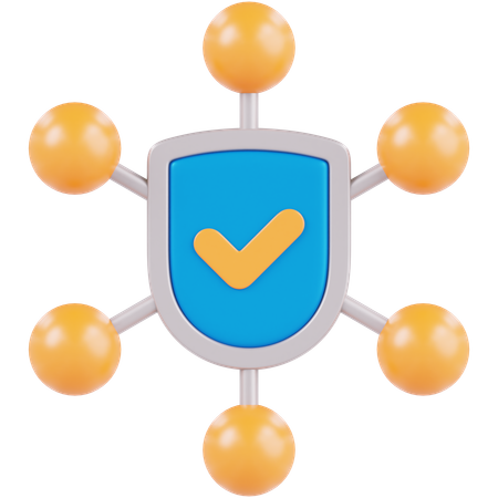 개인 네트워크  3D Icon