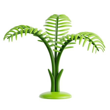 켄티아 야자  3D Icon