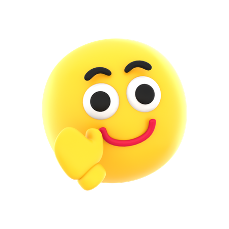 手を振る絵文字  3D Icon