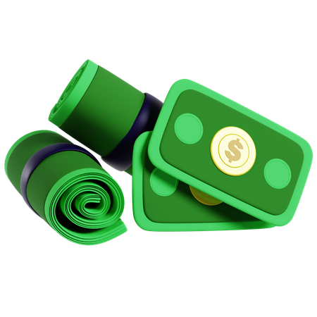 お金の会計の基本を視覚化  3D Icon