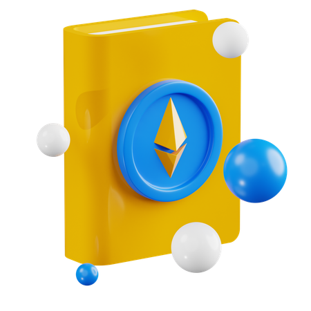 이더리움 북  3D Icon