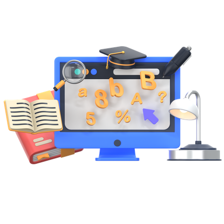 キャンパスウェブサイト  3D Icon