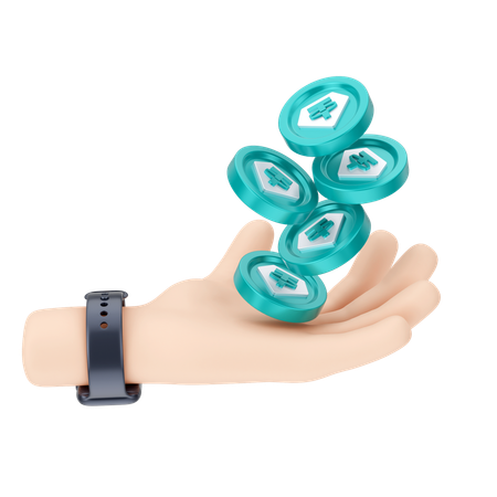 테더 코인  3D Icon
