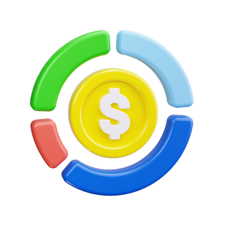 금융투자  3D Icon