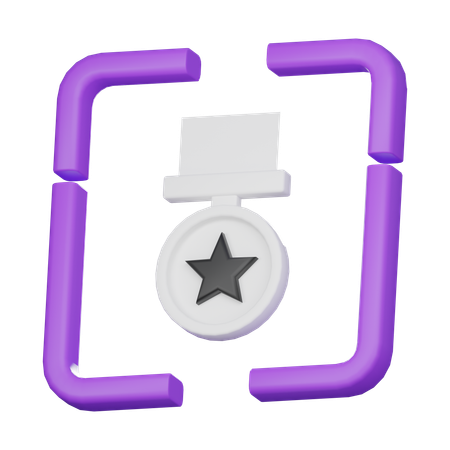 메달  3D Icon