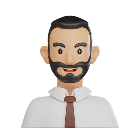 직원  3D Icon