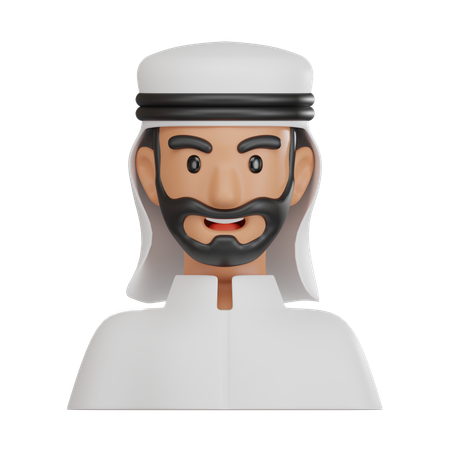 아라비아 사람  3D Icon