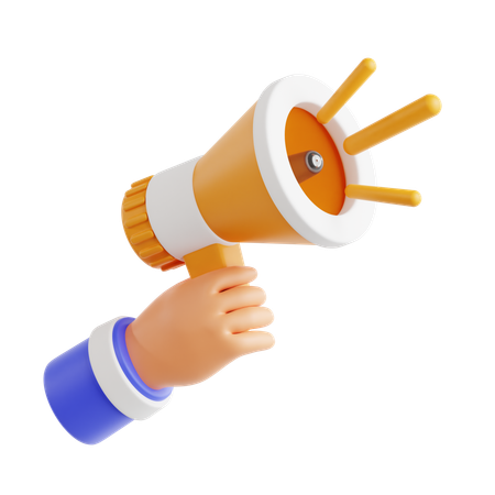 확성기  3D Icon