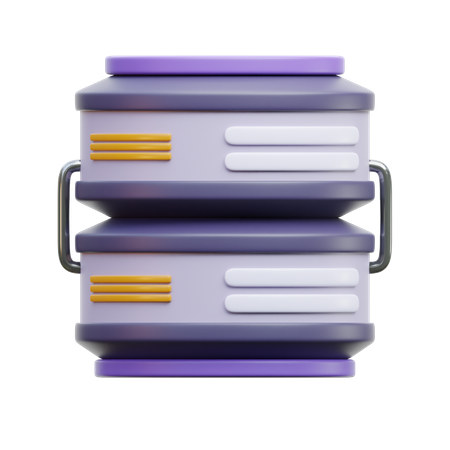 데이터 베이스  3D Icon