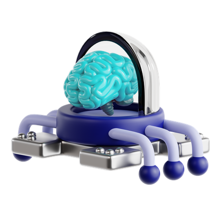 아이 브레인  3D Icon