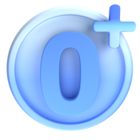 0 mais  3D Icon