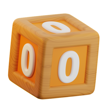 0 Nummernblock  3D Icon