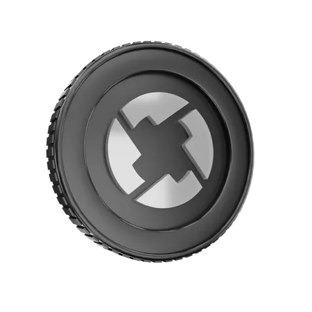 0 X Coin  3D Icon