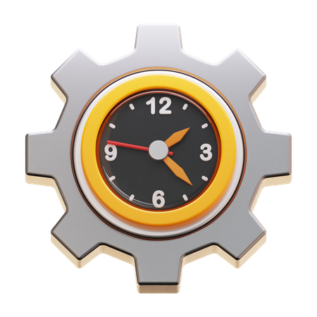 01 GESTÃO DO TEMPO  3D Icon