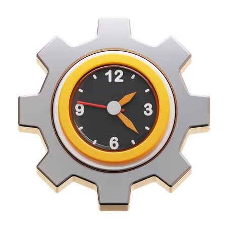 01 GESTÃO DO TEMPO  3D Icon