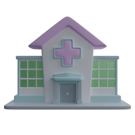 05 Hospital Icono  3D Icon