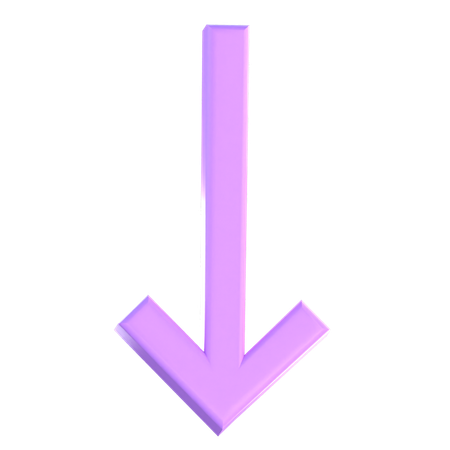 Down Arrow  3D Icon