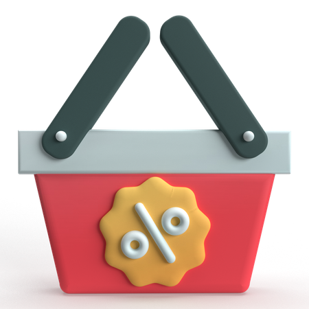 割引1  3D Icon