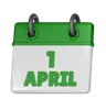 1 April