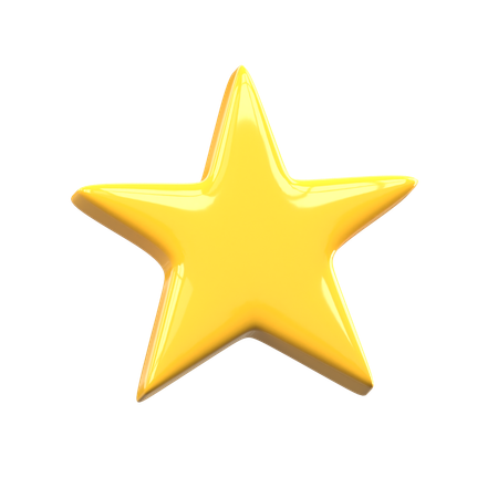 Calificación de 1 estrella  3D Icon