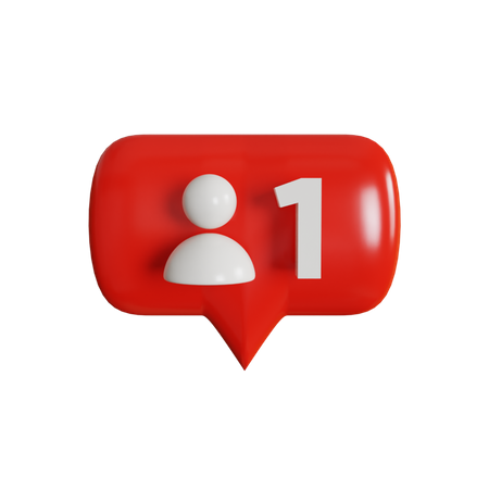 Premium Vector | Follow us facebook in 3d speech bubble with render  facebook icon logo join us social media icons