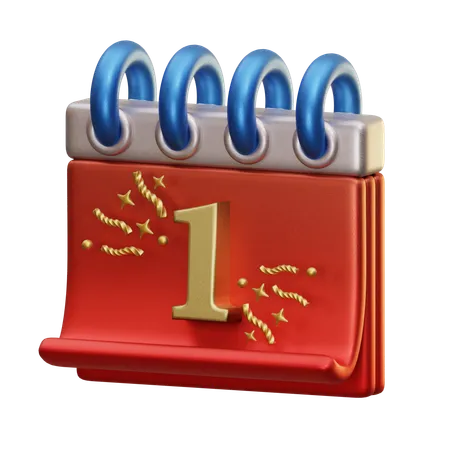 1. Kalender  3D Icon