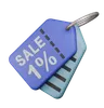 1% Sale Tag