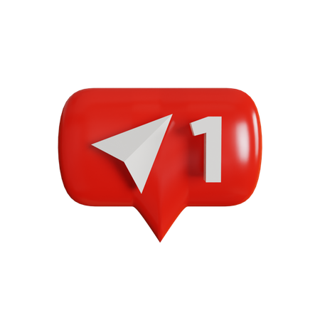 1 Share  3D Logo