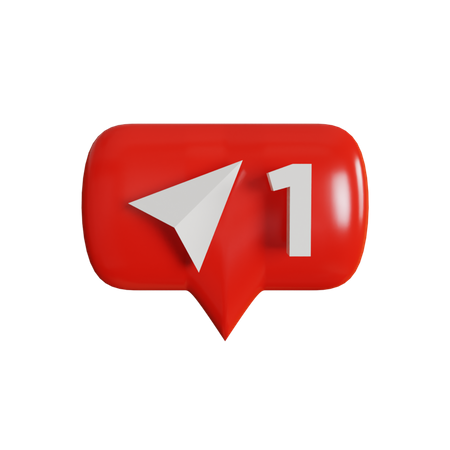 1 Share  3D Icon