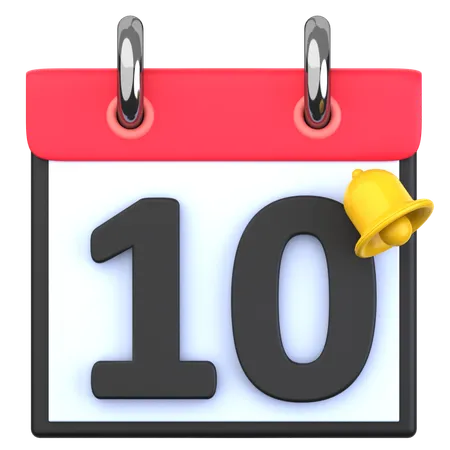 10 data  3D Icon