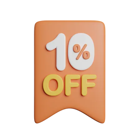 10 % de réduction sur le badge  3D Icon