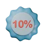 10% Discount Badge