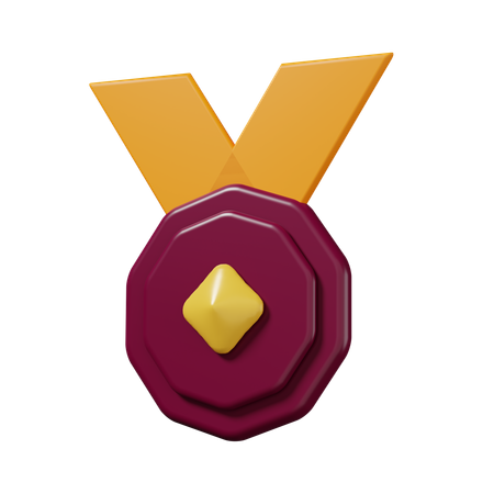 10_Gold Medal  3D Icon