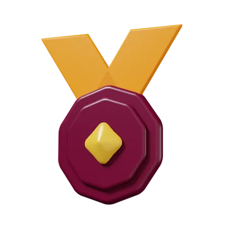 10_Gold Medal  3D Icon