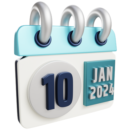 10 de janeiro de 2024  3D Icon