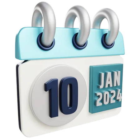 10 de janeiro de 2024  3D Icon