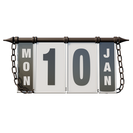 10. Januar 2022 Mo  3D Illustration