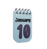 10 January Calender