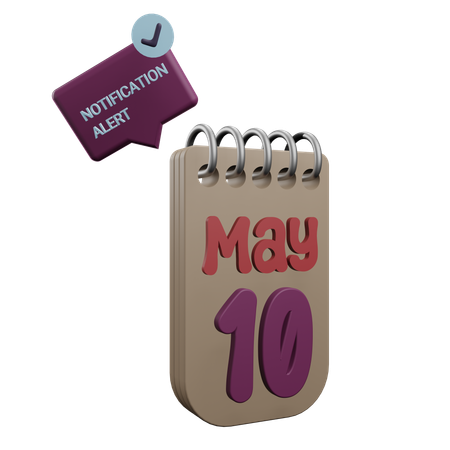 10 mai  3D Icon