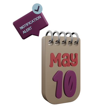 10 may  3D Icon