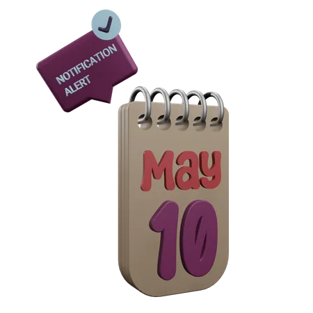 10 may  3D Icon