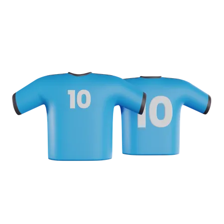 10 Number Jersey 3D Icon