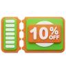 10 Percentage Off Coupon