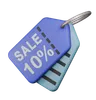 10% Sale Tag