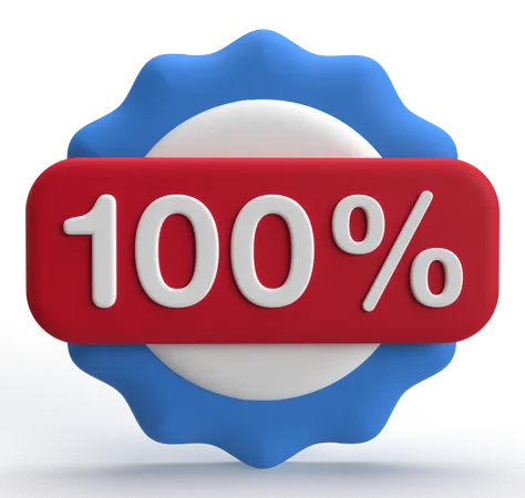 100%  3D Icon