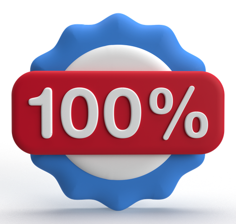 100%  3D Icon