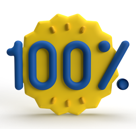 100%  3D Icon