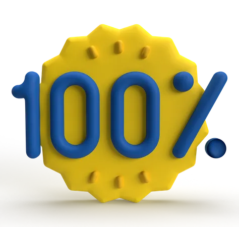 100%  3D Icon